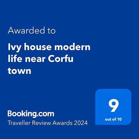 Ivy House Modern Life Near Corfu Town Apartman Kondókali Kültér fotó